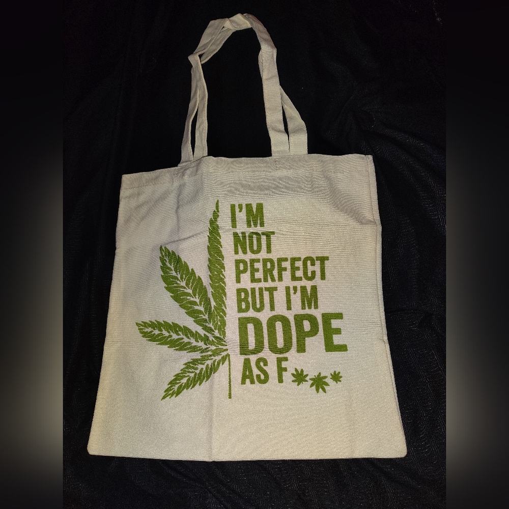 Canvas tote bag.